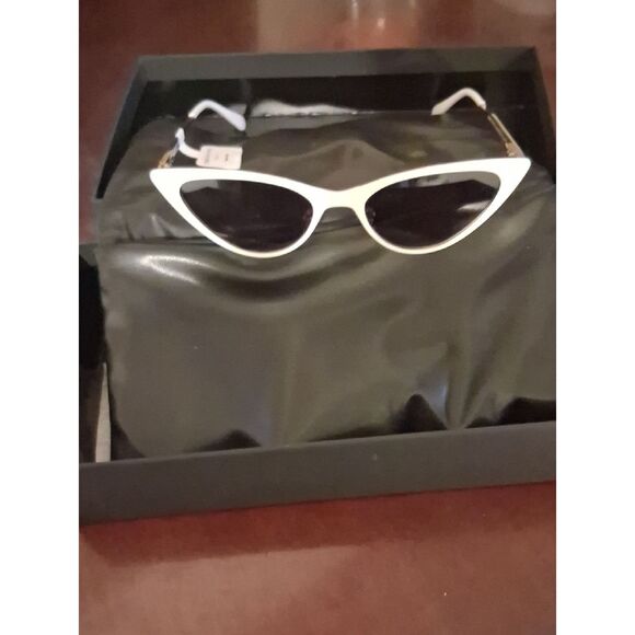 Carolina Lemke Berlin Sunglasses White And Gold New With Box, Bag, Dust Cloth main image 5